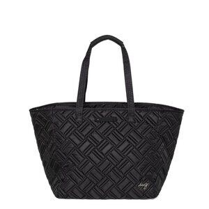 Lug Avion 2 Carry-All Tote Bag Midnight Black with Dagger Rose Interior